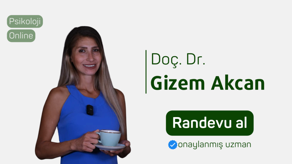 Doç, Dr. Psikolog Gizem Akcan Randevu Al